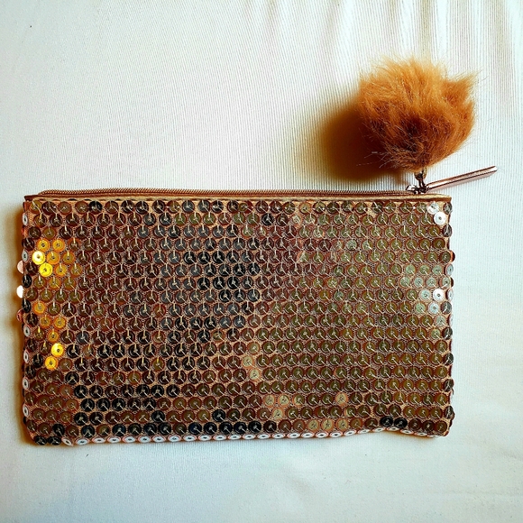 MAC Makeup Bag-copper/silver '17 Holiday snow ball - Picture 11 of 14